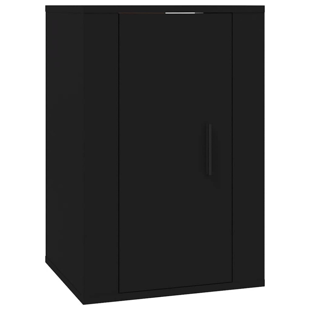 vidaXL Έπιπλο Τηλεόρασης Επιτοίχιο Μαύρο 40x34,5x60 εκ.