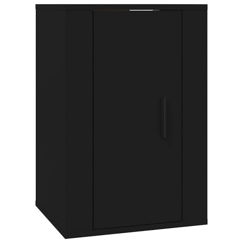 vidaXL Έπιπλο Τηλεόρασης Επιτοίχιο Μαύρο 40x34,5x60 εκ.