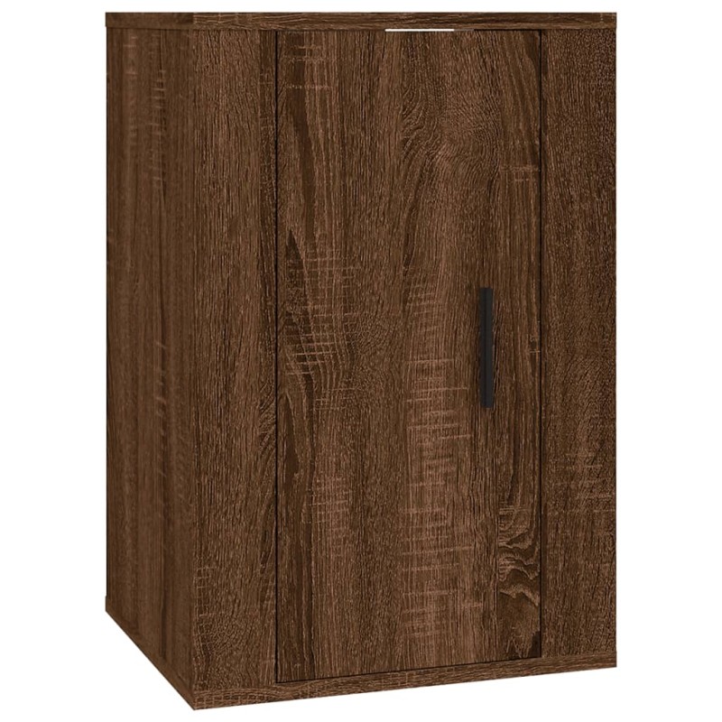 vidaXL Έπιπλο Τηλεόρασης Επιτοίχιο Καφέ Δρυς 40x34,5x60 εκ.