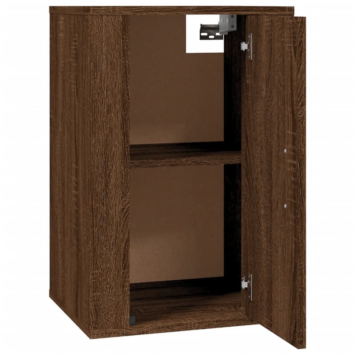 vidaXL Έπιπλο Τηλεόρασης Επιτοίχιο Καφέ Δρυς 40x34,5x60 εκ.