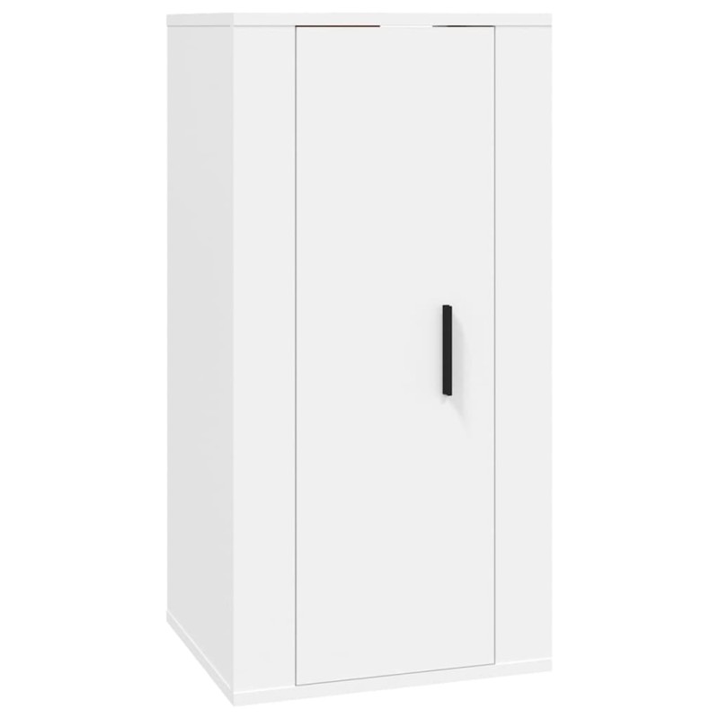 vidaXL Έπιπλο Τηλεόρασης Επιτοίχιο Λευκό 40x34,5x80 εκ.