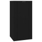 vidaXL Έπιπλο Τηλεόρασης Επιτοίχιο Μαύρο 40x34,5x80 εκ.