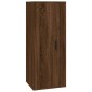 vidaXL Έπιπλο Τηλεόρασης Επιτοίχιο Καφέ Δρυς 40x34,5x100 εκ.