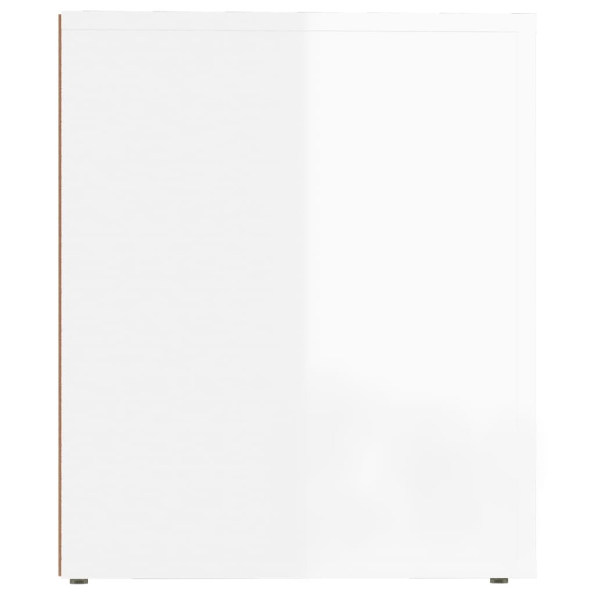 vidaXL Κομοδίνα 2 τεμ. Γυαλιστερό Λευκό 50x39x47 εκ.