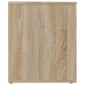 vidaXL Κομοδίνα 2 τεμ. Sonoma Δρυς 50 x 39 x 47 εκ.