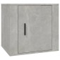 vidaXL Κομοδίνα Γκρι Σκυροδέματος 50x39x47 εκ.