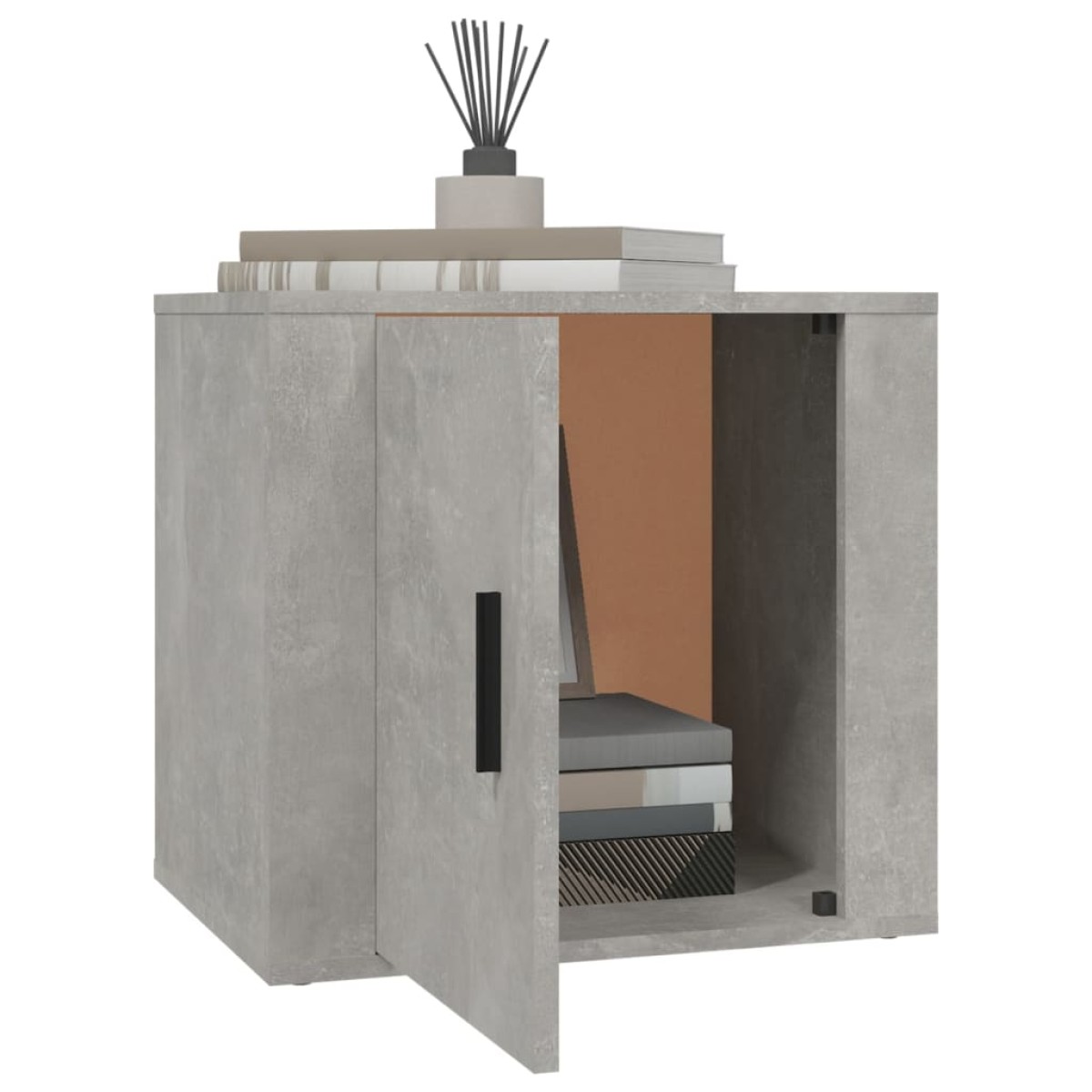 vidaXL Κομοδίνα 2 τεμ. Γκρι Σκυροδέματος 50x39x47 εκ.
