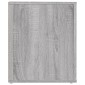 vidaXL Κομοδίνο Γκρι Sonoma 50x39x47 εκ.