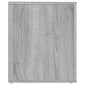vidaXL Κομοδίνα 2 τεμ. Γκρι Sonoma 50x39x47 εκ.