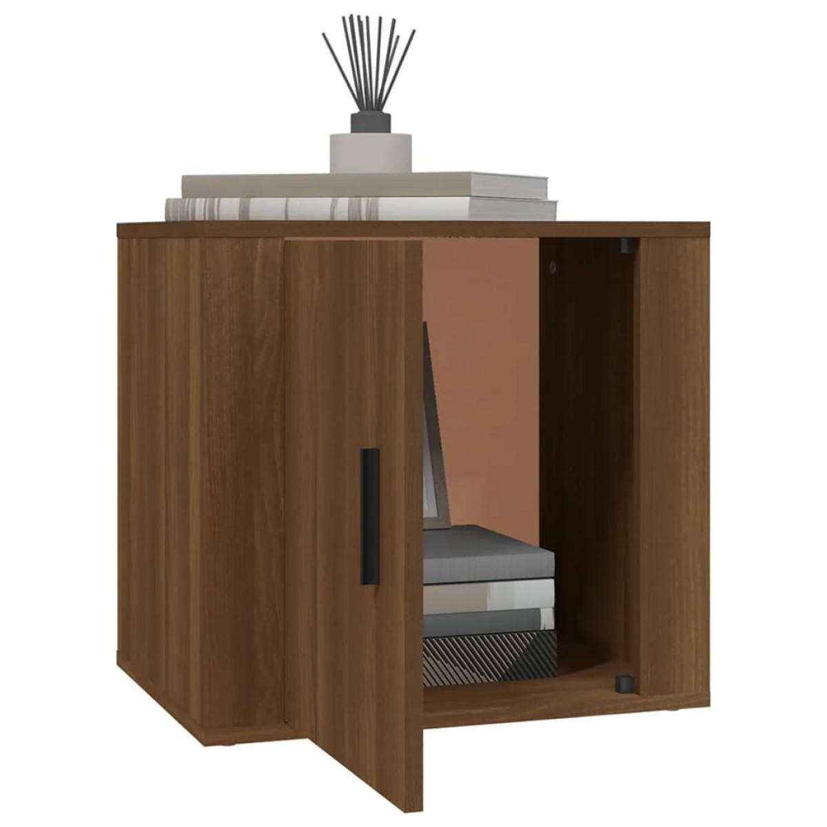 vidaXL Κομοδίνα 2 τεμ. Καφέ Δρυς 50x39x47 εκ.