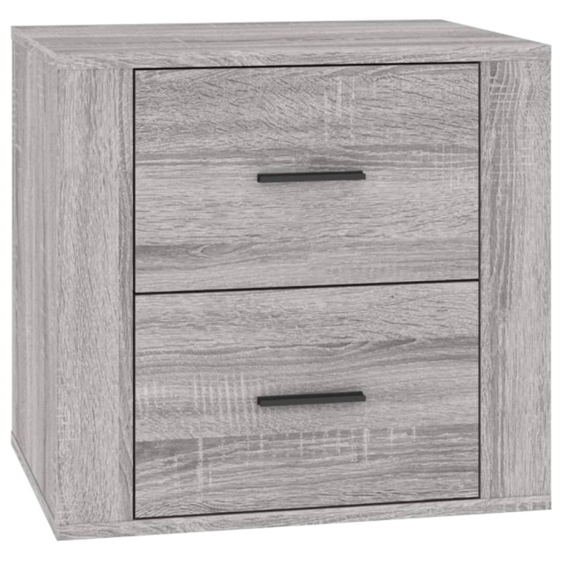 vidaXL Κομοδίνο Γκρι Sonoma 50x39x47 εκ.