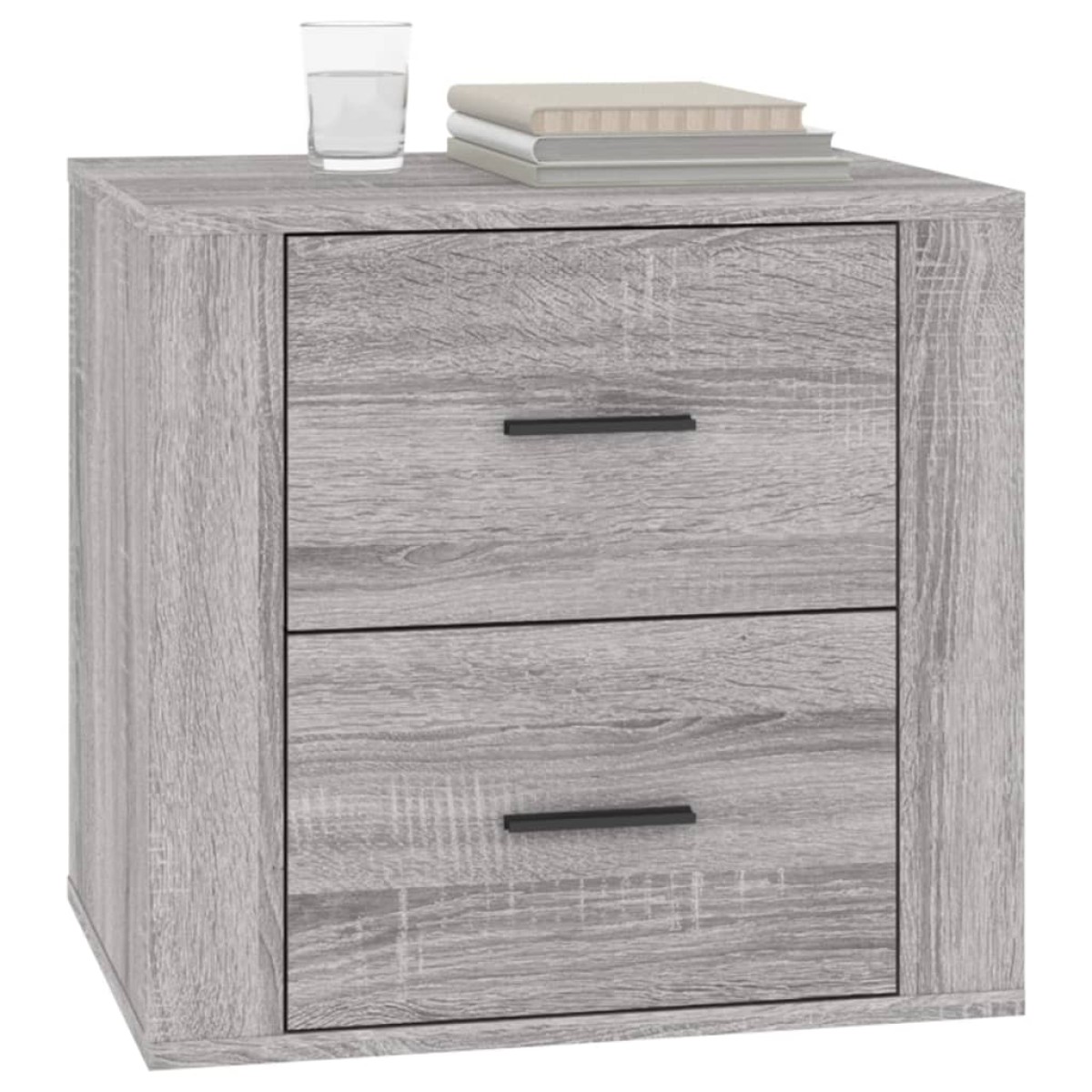 vidaXL Κομοδίνο Γκρι Sonoma 50x39x47 εκ.