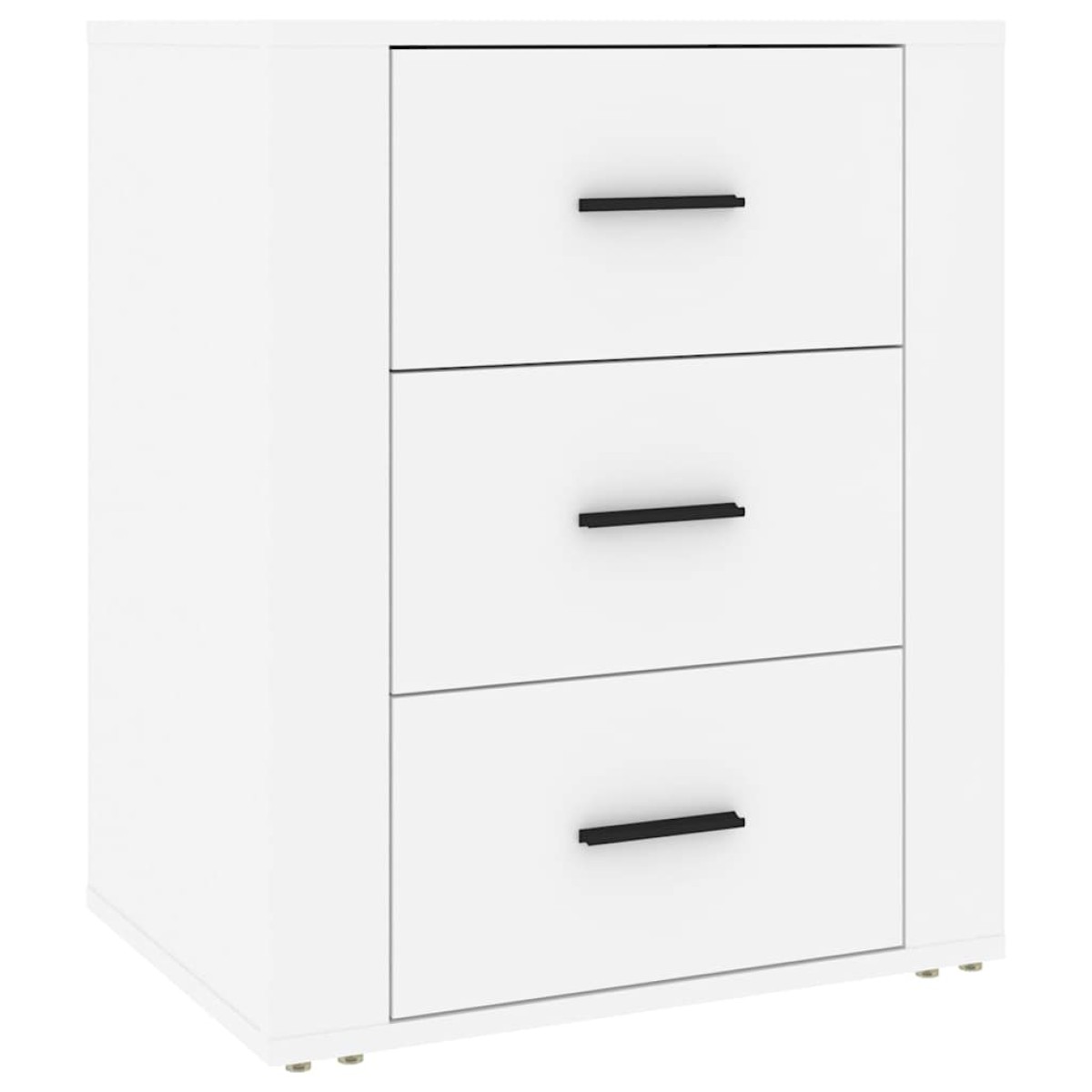 vidaXL Κομοδίνο Λευκό 50 x 36 x 60 εκ. από Επεξεργασμένο Ξύλο