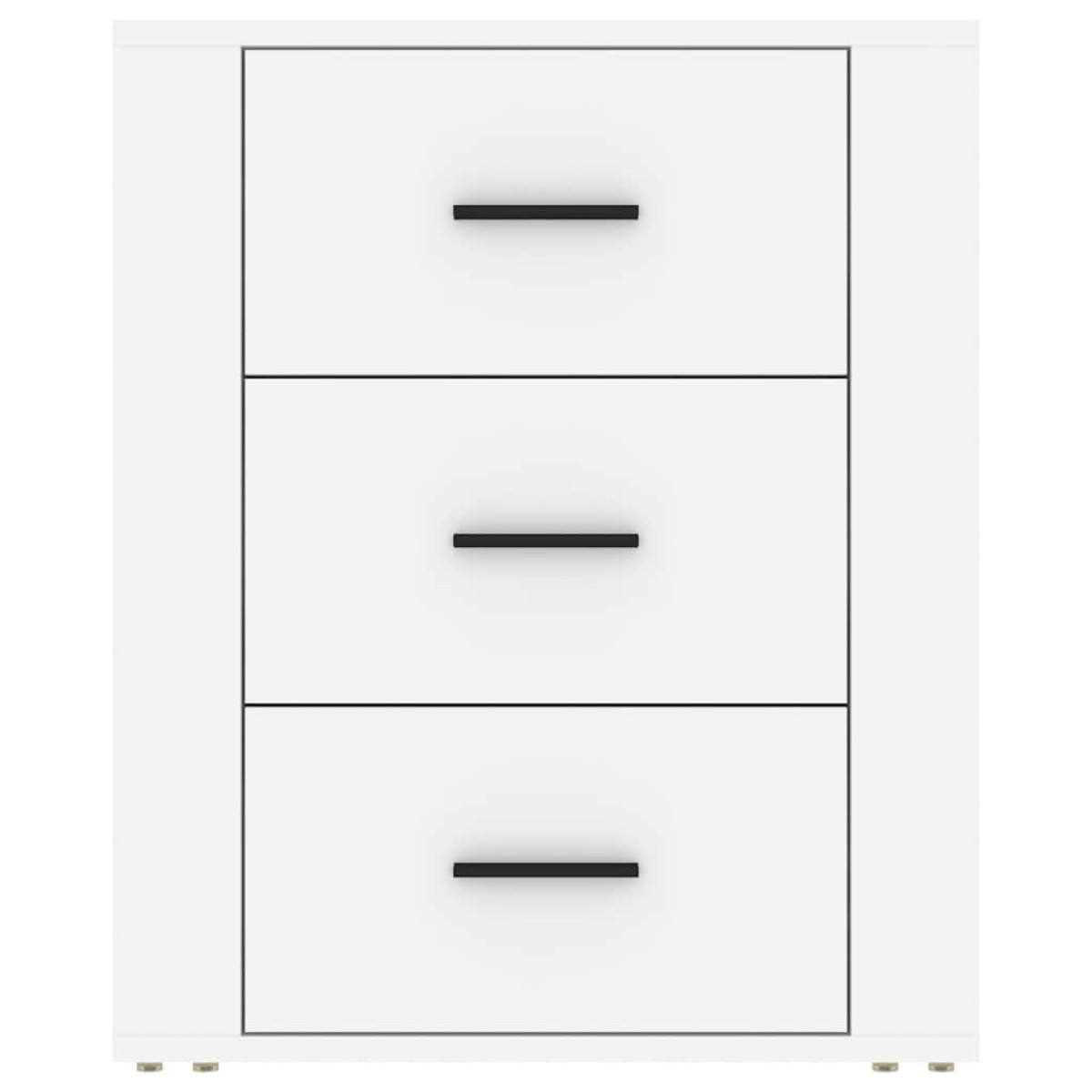 vidaXL Κομοδίνο Λευκό 50 x 36 x 60 εκ. από Επεξεργασμένο Ξύλο
