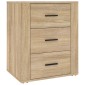 vidaXL Κομοδίνο Sonoma Δρυς 50x36x60 εκ. από Επεξεργασμένο Ξύλο