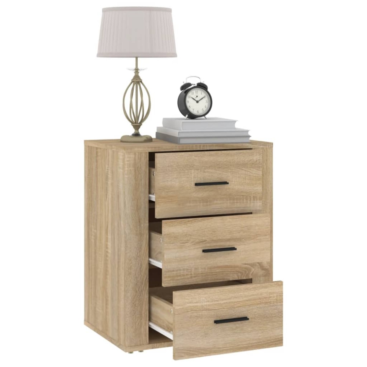 vidaXL Κομοδίνο Sonoma Δρυς 50x36x60 εκ. από Επεξεργασμένο Ξύλο
