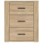 vidaXL Κομοδίνο Sonoma Δρυς 50x36x60 εκ. από Επεξεργασμένο Ξύλο