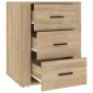 vidaXL Κομοδίνο Sonoma Δρυς 50x36x60 εκ. από Επεξεργασμένο Ξύλο