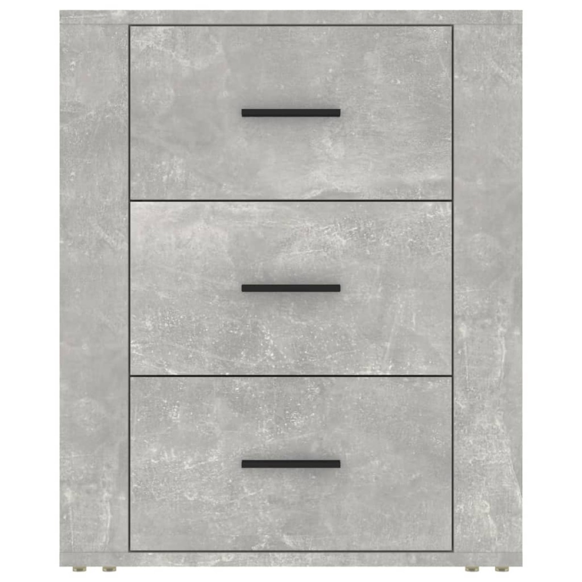 vidaXL Κομοδίνο Γκρι Σκυρ. 50 x 36 x 60 εκ. από Επεξεργασμένο Ξύλο