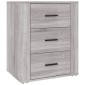 vidaXL Κομοδίνο Γκρι Sonoma 50x36x60 εκ. από Επεξεργασμένο Ξύλο