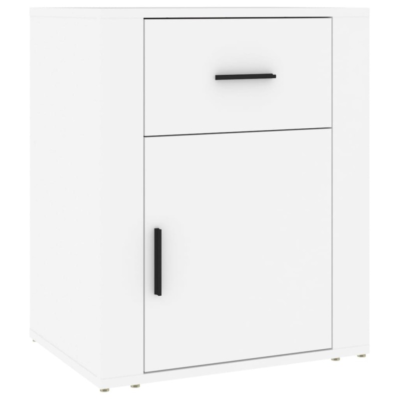 vidaXL Κομοδίνο Λευκό 50 x 36 x 60 εκ. από Επεξεργασμένο Ξύλο