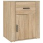 vidaXL Κομοδίνο Sonoma Δρυς 50x36x60 εκ. από Επεξεργασμένο Ξύλο