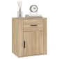 vidaXL Κομοδίνο Sonoma Δρυς 50x36x60 εκ. από Επεξεργασμένο Ξύλο