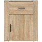 vidaXL Κομοδίνο Sonoma Δρυς 50x36x60 εκ. από Επεξεργασμένο Ξύλο