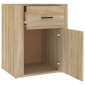 vidaXL Κομοδίνο Sonoma Δρυς 50x36x60 εκ. από Επεξεργασμένο Ξύλο