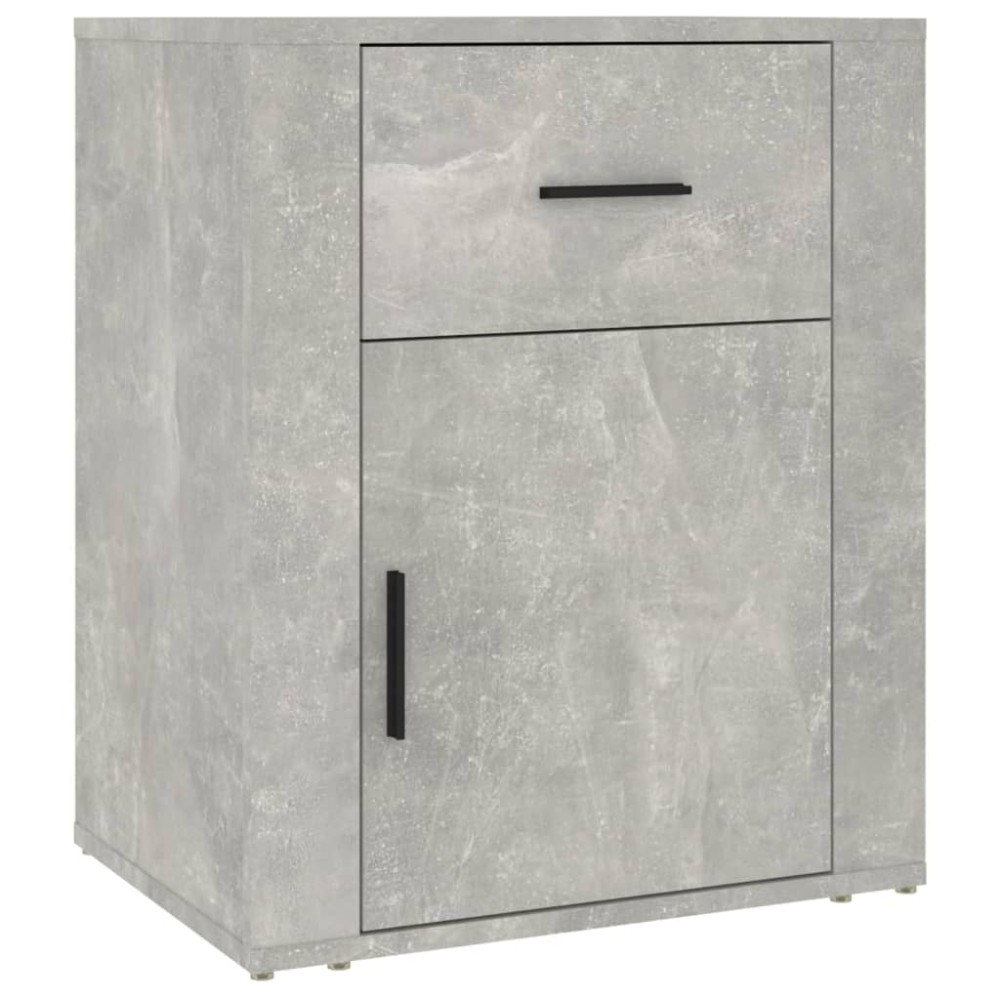 vidaXL Κομοδίνο Γκρι Σκυρ. 50 x 36 x 60 εκ. από Επεξεργασμένο Ξύλο