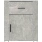 vidaXL Κομοδίνο Γκρι Σκυρ. 50 x 36 x 60 εκ. από Επεξεργασμένο Ξύλο