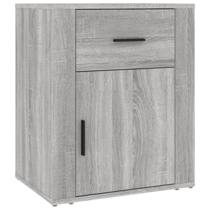vidaXL Κομοδίνο Γκρι Sonoma 50x36x60 εκ. από Επεξεργασμένο Ξύλο