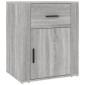 vidaXL Κομοδίνο Γκρι Sonoma 50x36x60 εκ. από Επεξεργασμένο Ξύλο