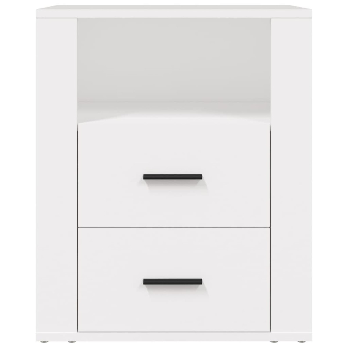 vidaXL Κομοδίνο Λευκό 50 x 36 x 60 εκ. από Επεξεργασμένο Ξύλο