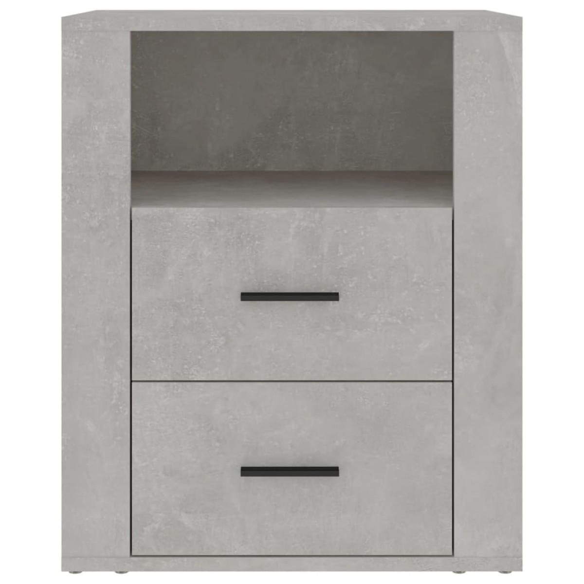 vidaXL Κομοδίνο Γκρι Σκυρ. 50 x 36 x 60 εκ. από Επεξεργασμένο Ξύλο