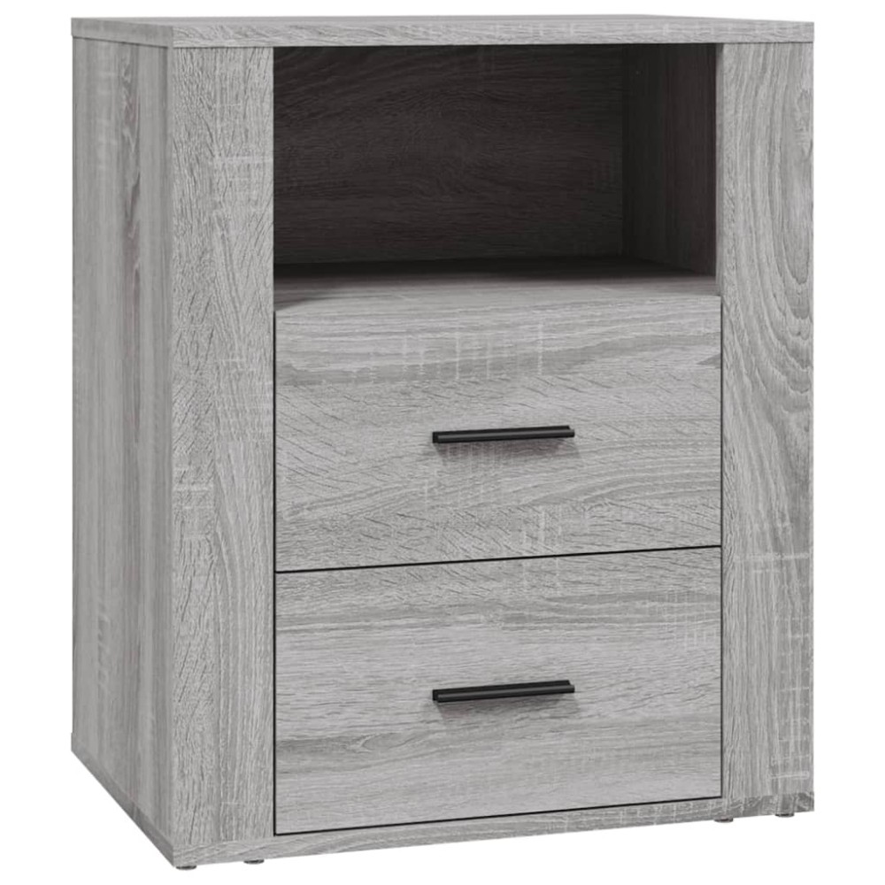 vidaXL Κομοδίνο Γκρι Sonoma 50x36x60 εκ. από Επεξεργασμένο Ξύλο