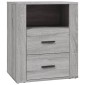 vidaXL Κομοδίνο Γκρι Sonoma 50x36x60 εκ. από Επεξεργασμένο Ξύλο