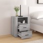 vidaXL Κομοδίνο Γκρι Sonoma 50x36x60 εκ. από Επεξεργασμένο Ξύλο