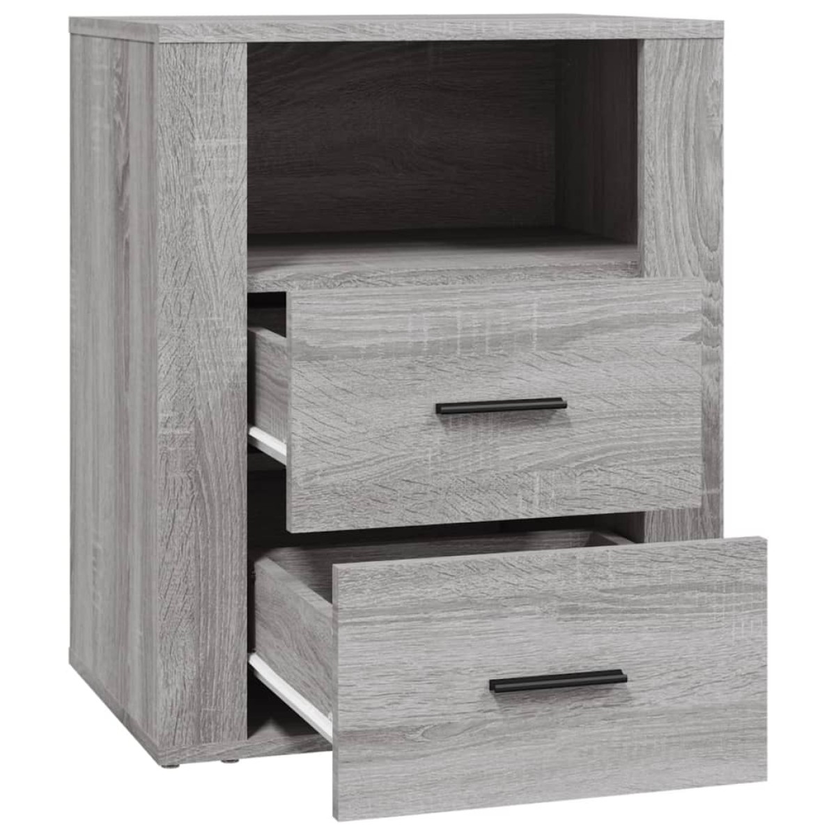 vidaXL Κομοδίνο Γκρι Sonoma 50x36x60 εκ. από Επεξεργασμένο Ξύλο