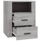vidaXL Κομοδίνο Γκρι Sonoma 50x36x60 εκ. από Επεξεργασμένο Ξύλο