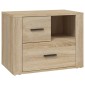 vidaXL Κομοδίνο Sonoma Δρυς 60 x 36 x 45 εκ. από Επεξεργασμένο Ξύλο