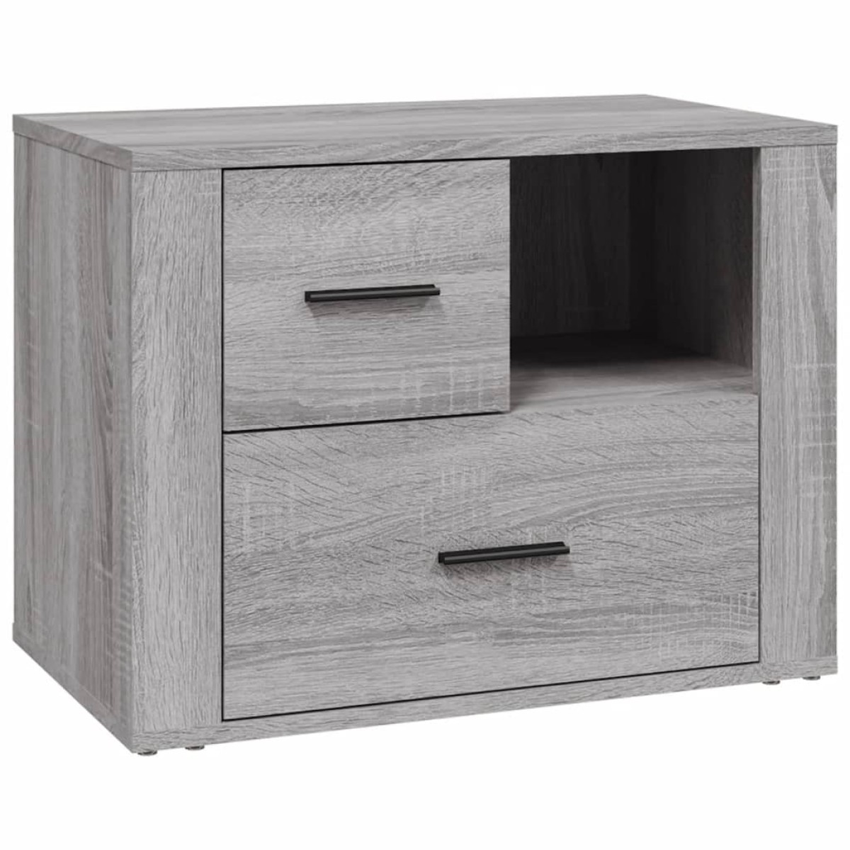 vidaXL Κομοδίνο Γκρι Sonoma 60x36x45 εκ. από Επεξεργασμένο Ξύλο