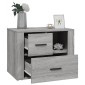 vidaXL Κομοδίνο Γκρι Sonoma 60x36x45 εκ. από Επεξεργασμένο Ξύλο