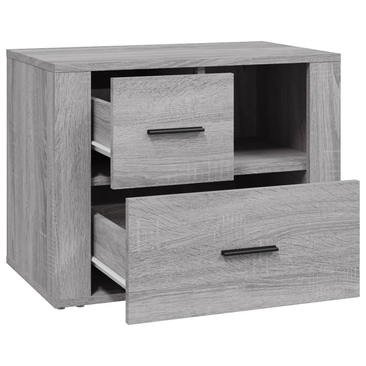 vidaXL Κομοδίνο Γκρι Sonoma 60x36x45 εκ. από Επεξεργασμένο Ξύλο