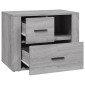 vidaXL Κομοδίνο Γκρι Sonoma 60x36x45 εκ. από Επεξεργασμένο Ξύλο