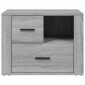vidaXL Κομοδίνο Γκρι Sonoma 60x36x45 εκ. από Επεξεργασμένο Ξύλο