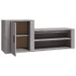 vidaXL Παπουτσοθήκη Γκρι Sonoma 130x35x54 εκ. από Επεξεργασμένο Ξύλο