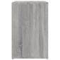vidaXL Παπουτσοθήκη Γκρι Sonoma 130x35x54 εκ. από Επεξεργασμένο Ξύλο