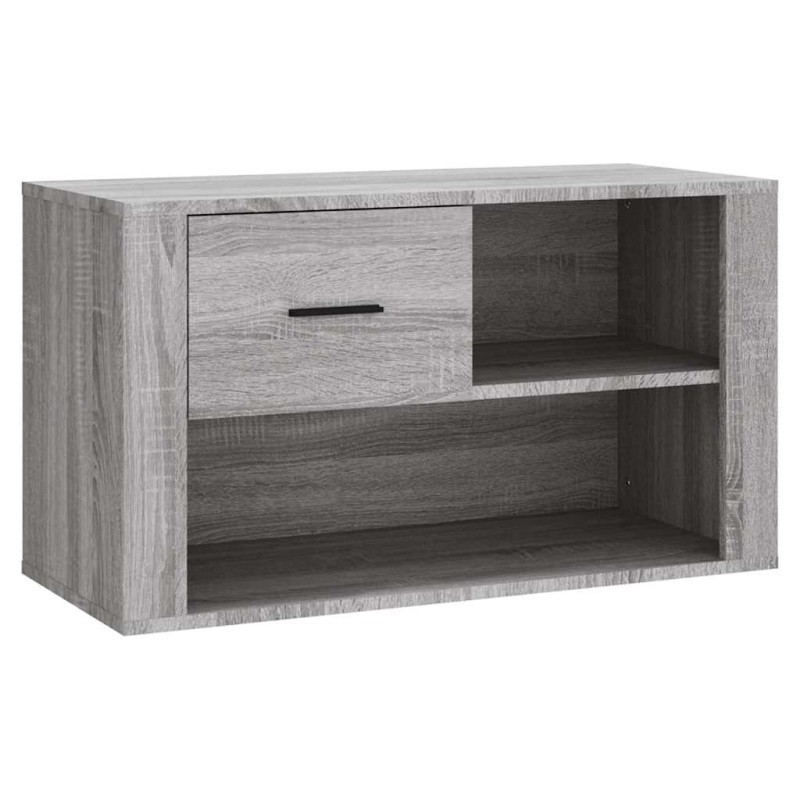 vidaXL Παπουτσοθήκη Γκρι Sonoma 80x35x45 εκ. από Επεξεργασμένο Ξύλο