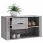 vidaXL Παπουτσοθήκη Γκρι Sonoma 80x35x45 εκ. από Επεξεργασμένο Ξύλο